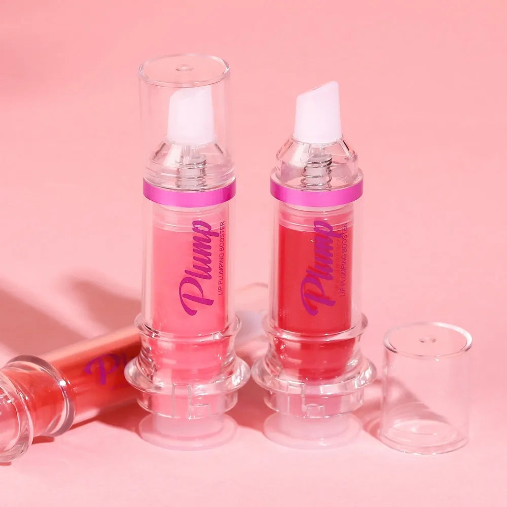 Tube of rich colour lipstick in a glossy finish, shown with shade options