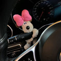 Cotton car dashboard ornament doll showing cute animal designs for vehicle decoration
