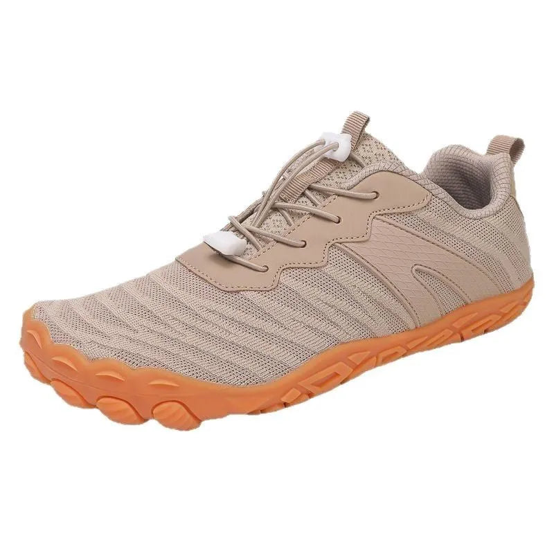 Low top hiking shoes with breathable mesh lining and rubber sole in multiple colour options