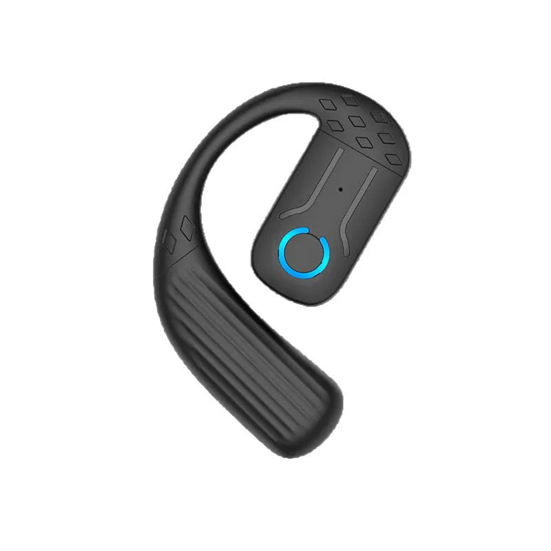 B01 Bluetooth headset ear hook bone conduction sports earphone in black with PC ABS body
