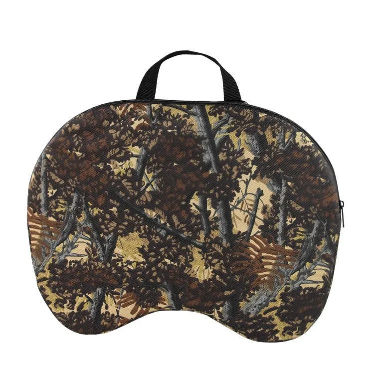 Portable camping cushion in camouflage Oxford cloth, 40 x 29 x 7cm thickened seat pad