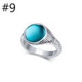Mermaid-themed imitation pearl ring in classic style, available in sizes 7, 8 and 9