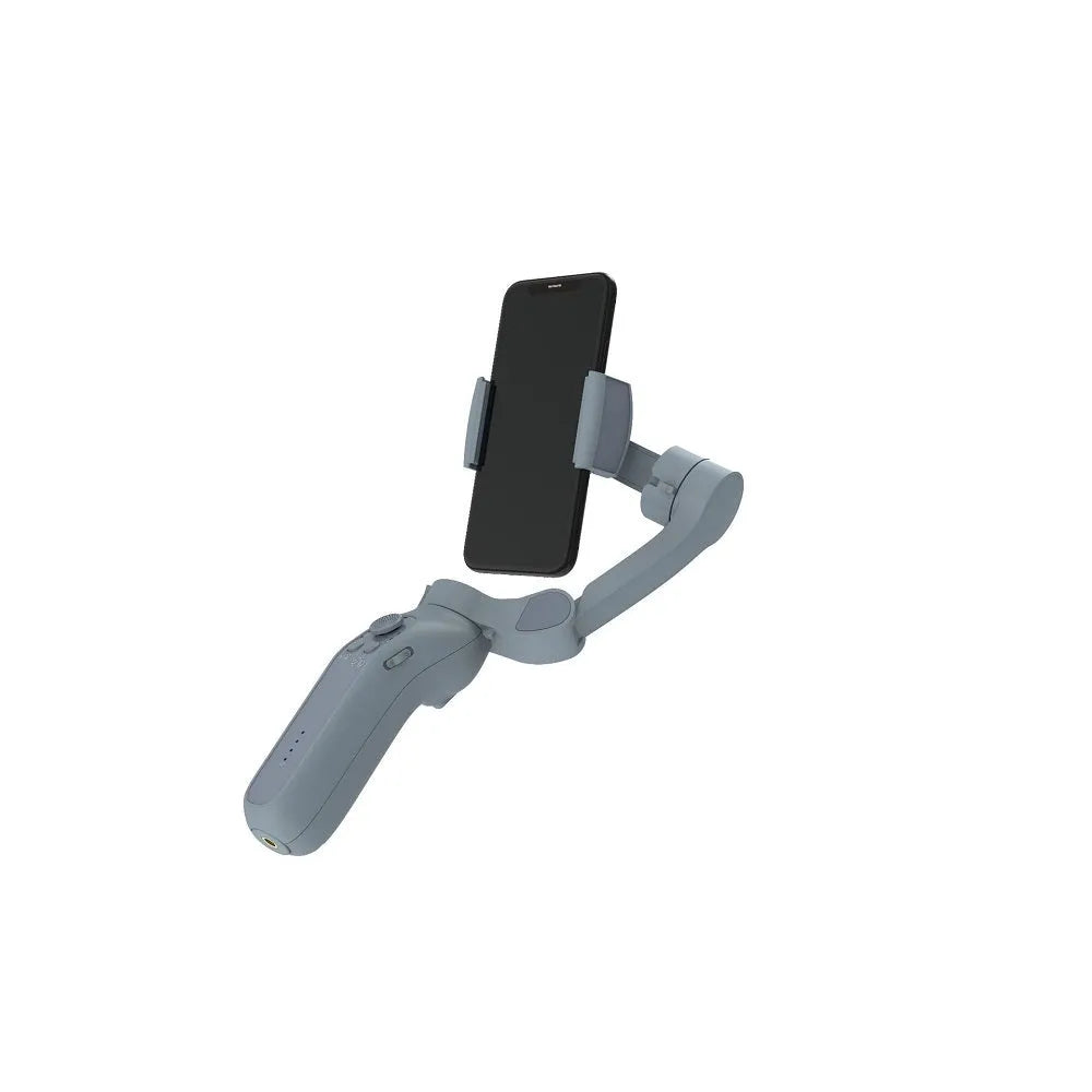 Folding three-axis mobile phone gimbal stabilizer in L7B PRO style with USB charging port