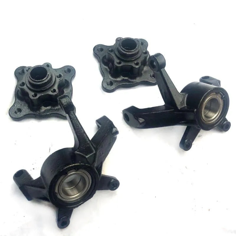 Four-wheel drive front drive fitting with single spore ball cage pair and horn flange for homemade modified kart