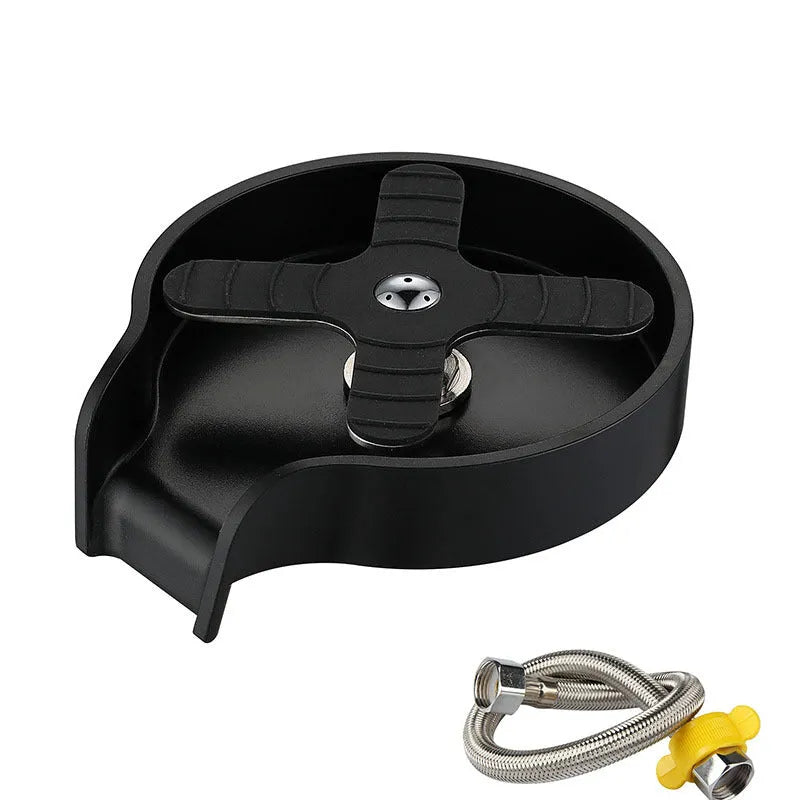 Stainless steel cup washer for kitchen faucet with 30mm seat diameter and ceramic spool