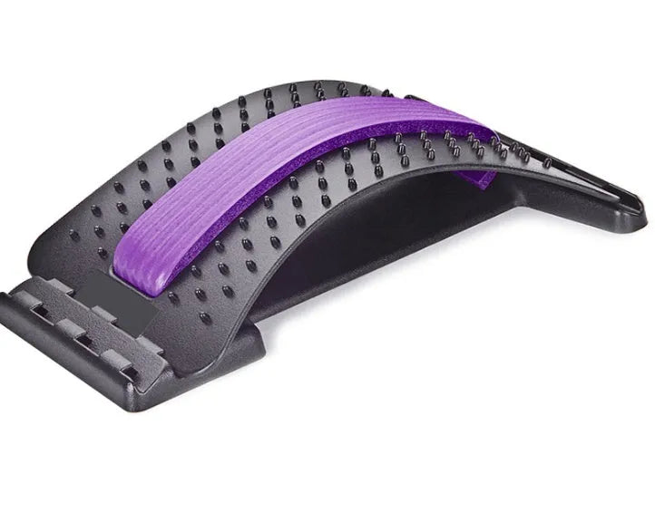 Lumbar stretcher with 10 magnetic points and 96 plastic pins, adjustable stretch, ABS and NBR build, multiple colours