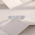 Moissanite wedding ring set in S925 silver with platinum plating, sizes 5-9, 2.2g per ring, GRA certificate included.