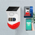 Solar-powered infrared security alarm with wireless GSM communication for outdoor perimeter protection
