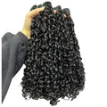 Front lace wig made of real human hair in pissy 06 colour, showing natural style and transparent lace front.