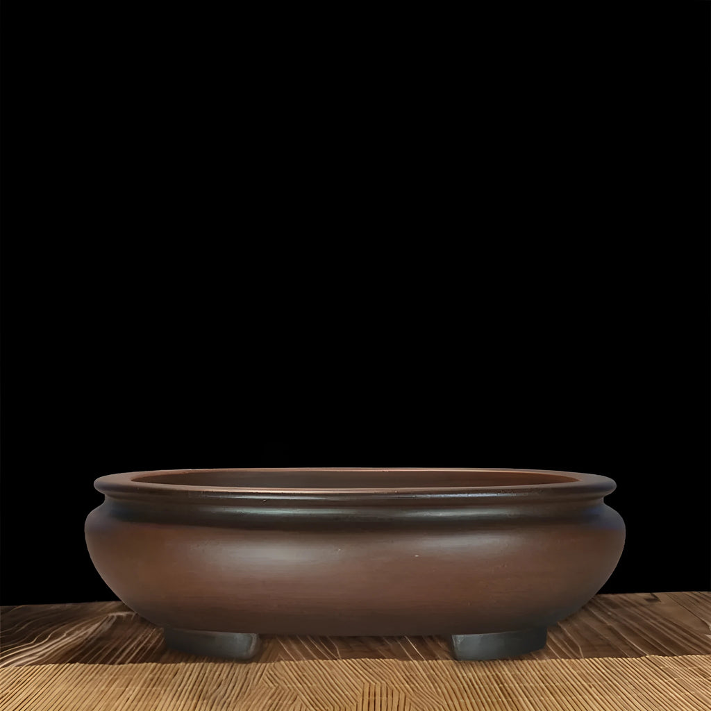Handmade purple sand desktop flowerpot classical design measuring 58cm wide