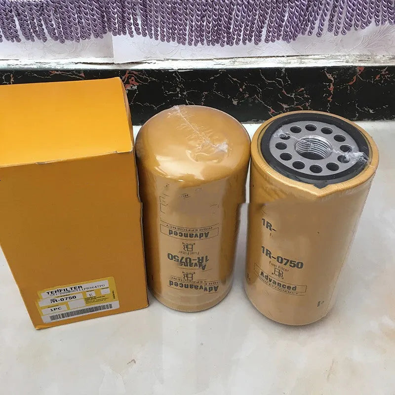 1R-0750 fuel filter element with filter paper construction