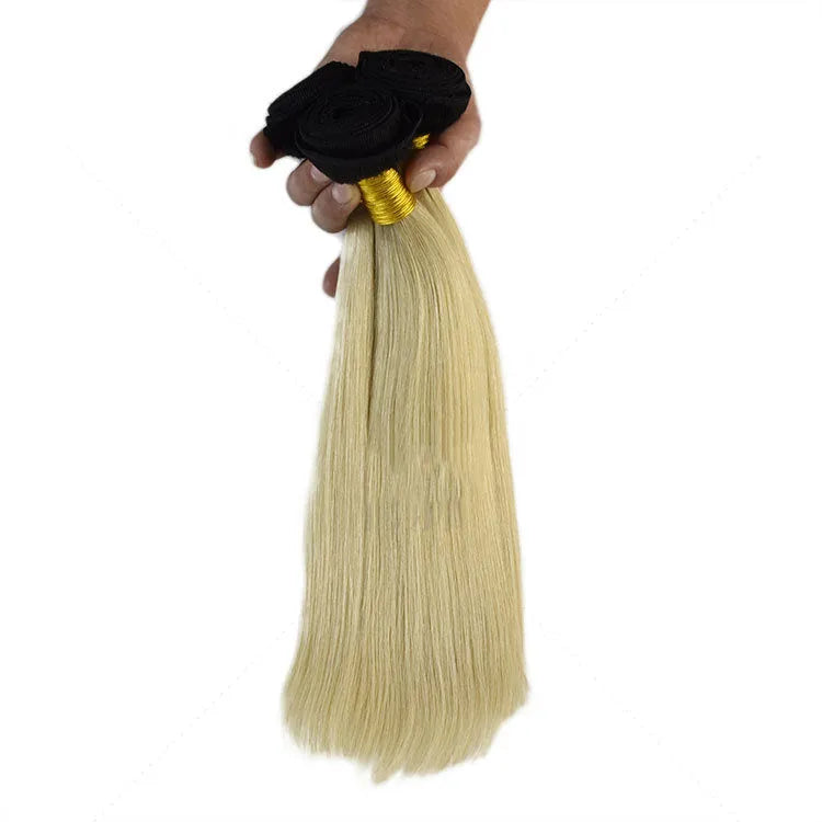 Real hair gradation spring wig in natural gradient style with long hair, available in 8 to 18 inch lengths