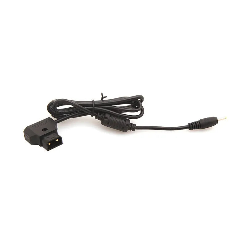 Black 0.9m pocket machine charger lead with DC 2.5x0.7mm connector