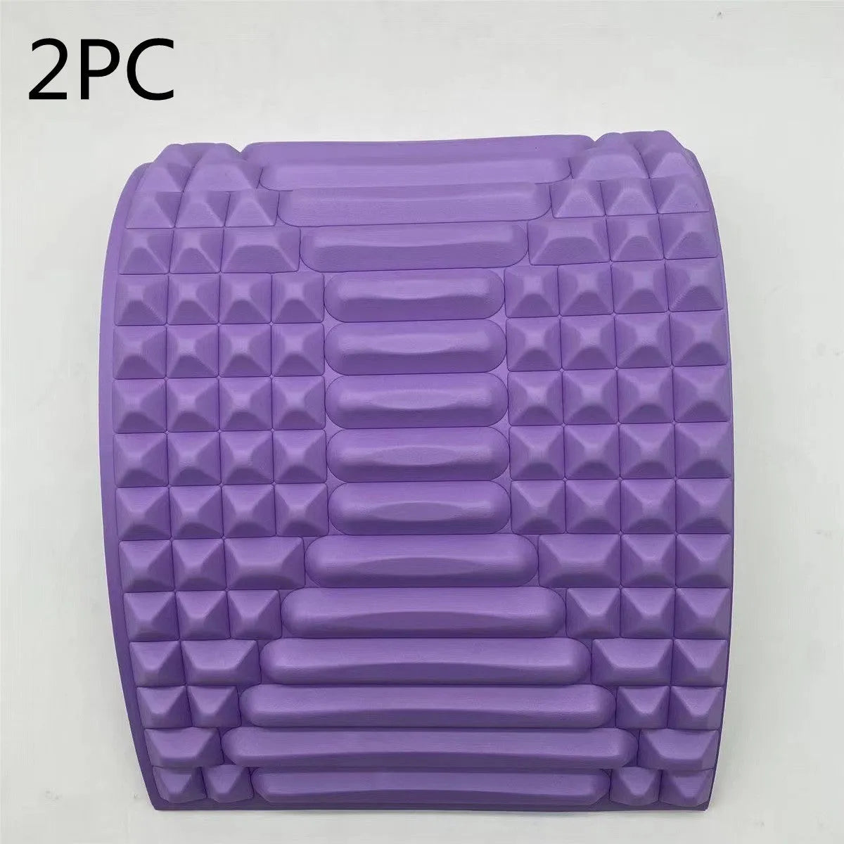 Blue EVA foam back stretcher for lumbar support and neck pain relief