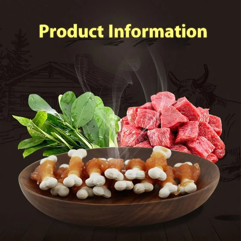 Betty chicken-wrapped calcium bone dog treats in 400g pack