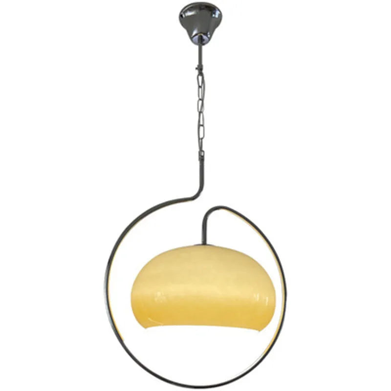 Retro cream ceiling light with 420cm overall size for warm home study illumination