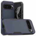 Two-in-one dual-layer TPU and PC phone case for Google Pixel 9 showing Army Green colour with drop protection