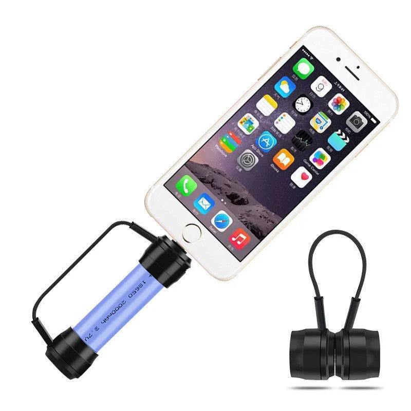 Mini portable keychain emergency phone charger with lithium battery for Android Apple or LeTV devices