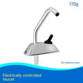 Electronic control RV kitchen faucet with mirror polished 316 stainless steel finish