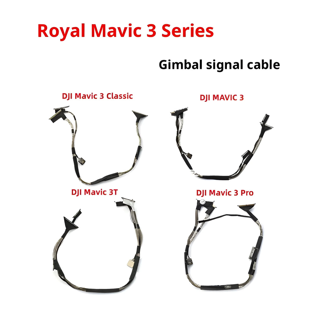 Plastic PTZ signal cable for Mavic 3 series gimbal camera, replacement lead for 3classic 3T 3Pro 3 CINE 3E