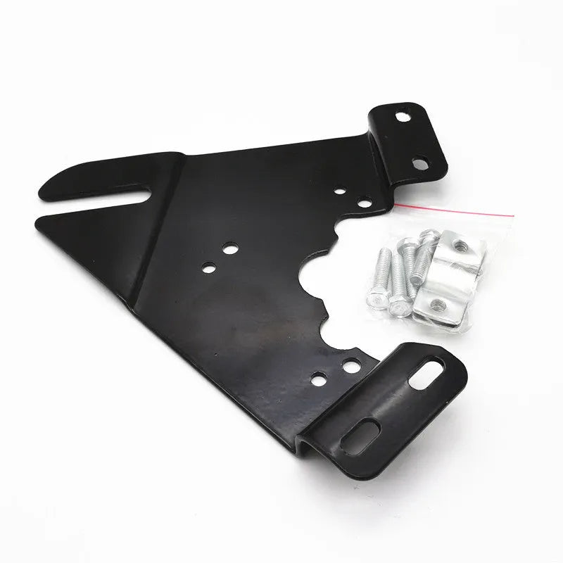 Black iron mounting plate for MY1016Z MY1018 reduction motor triangular bracket