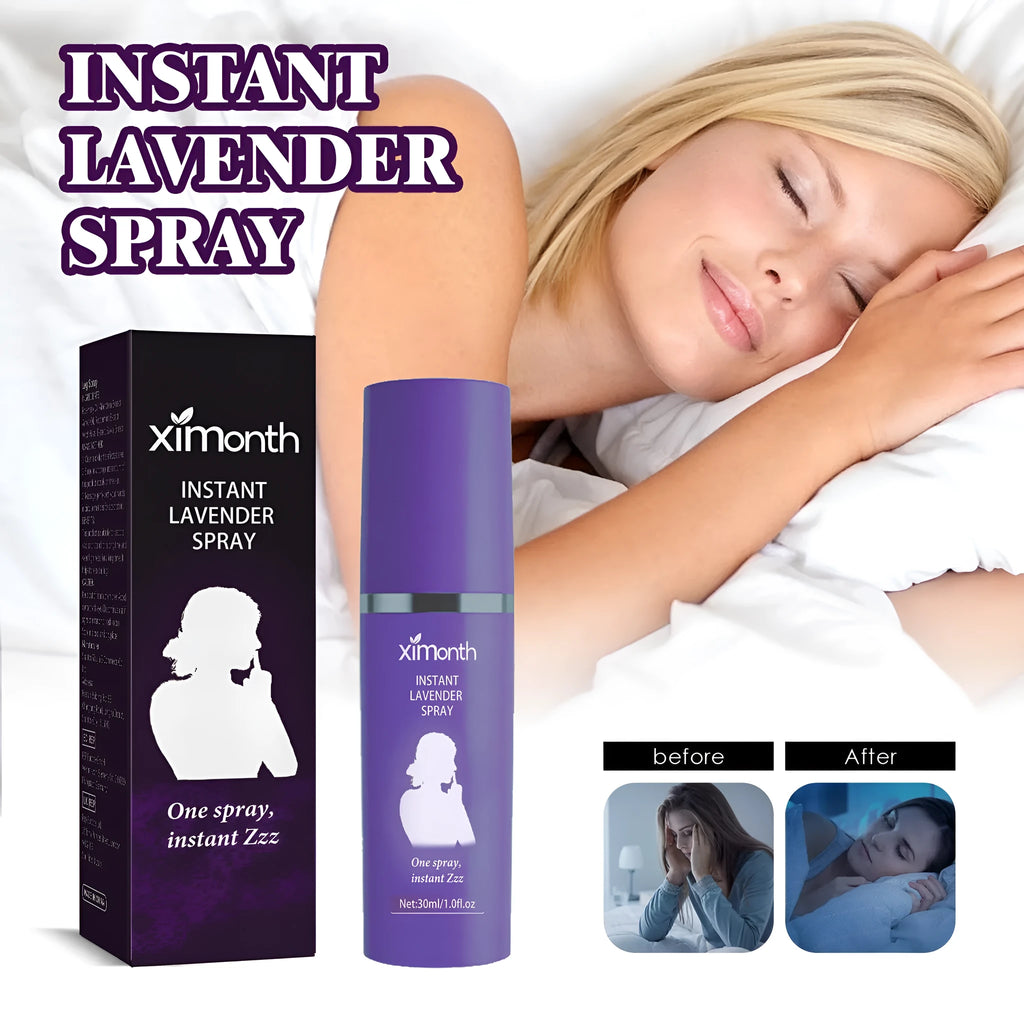 30 ml bottle of lavender sleep spray for bedtime aromatherapy and fatigue relief.