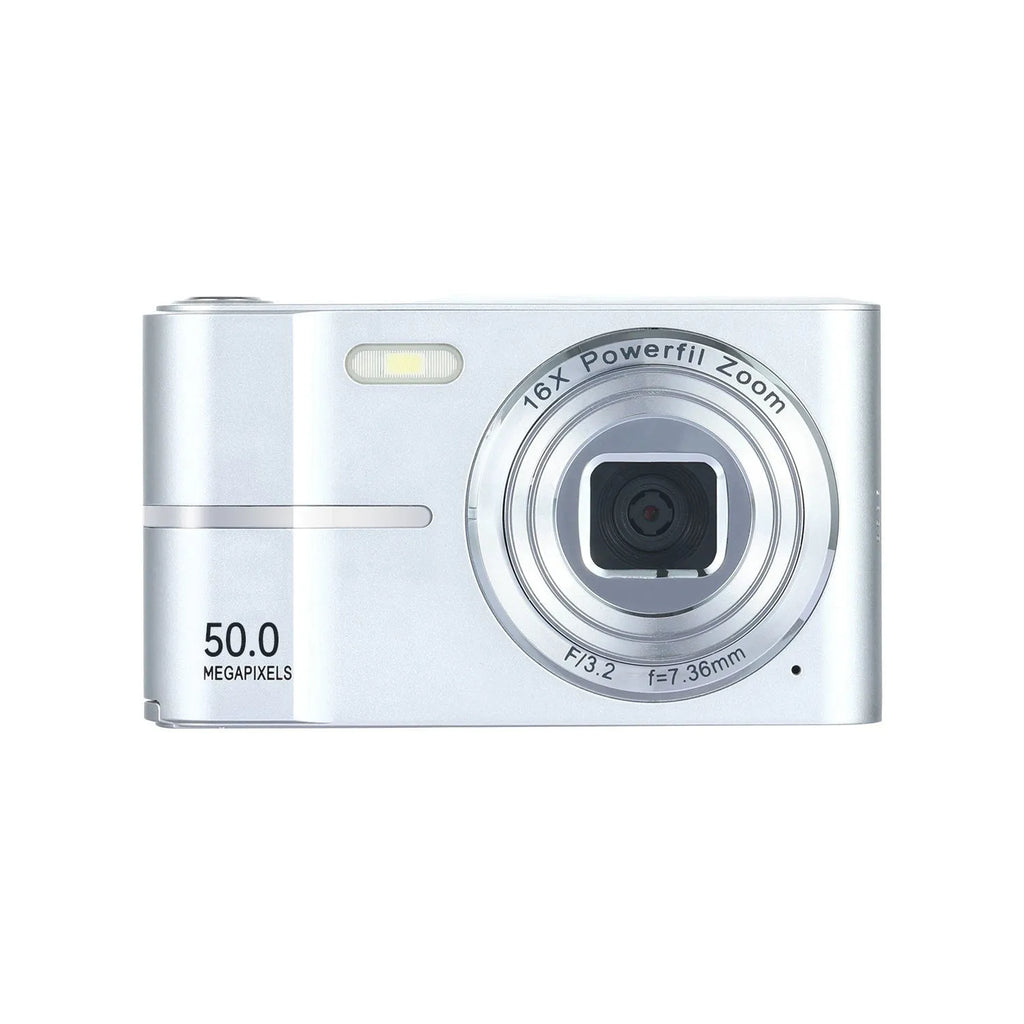 HD 4K pixel digital student camera in black, green, pink or white colours with full HD screen