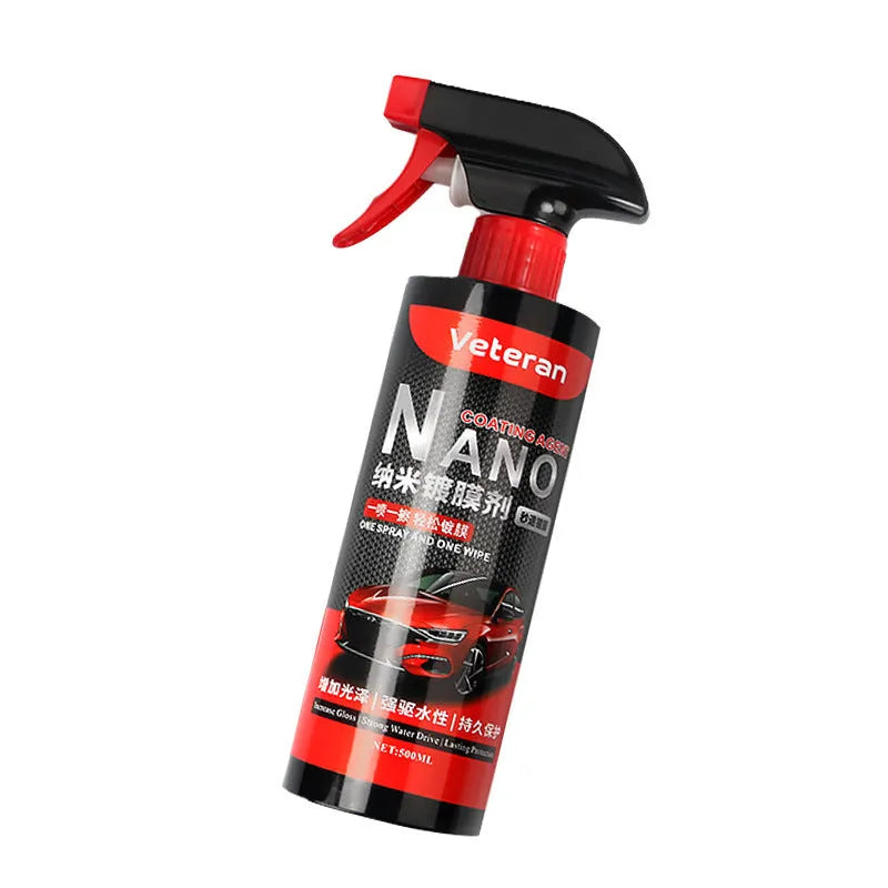 Automotive coating agent spray bottles in 250ml and 500ml sizes for car paint protection