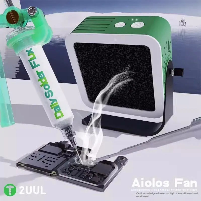 2UUL USB mobile phone motherboard repair cooling fan with thermoplastic blades and 5V power