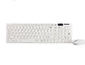 HK-06 wireless keyboard and mouse set in black or white, 2.4GHz with shared USB receiver, keyboard 38.5cm wide, mouse 600-1200 DPI.