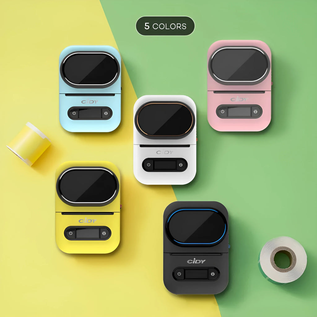 Handheld wireless Bluetooth portable printer for thermal printing in compact size