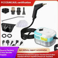 Small household air conditioner 2500W kitchen fume quick heating mechanical control 26x17x17cm blue white