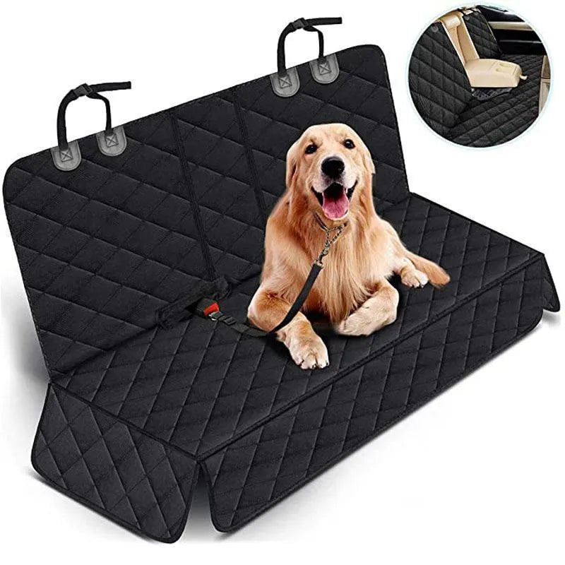Black cloth car rear seat load pad for dogs with water and dirt resistance, designed for Volkswagen Currency