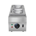 Commercial electric chocolate melting machine with double pots and temperature control display