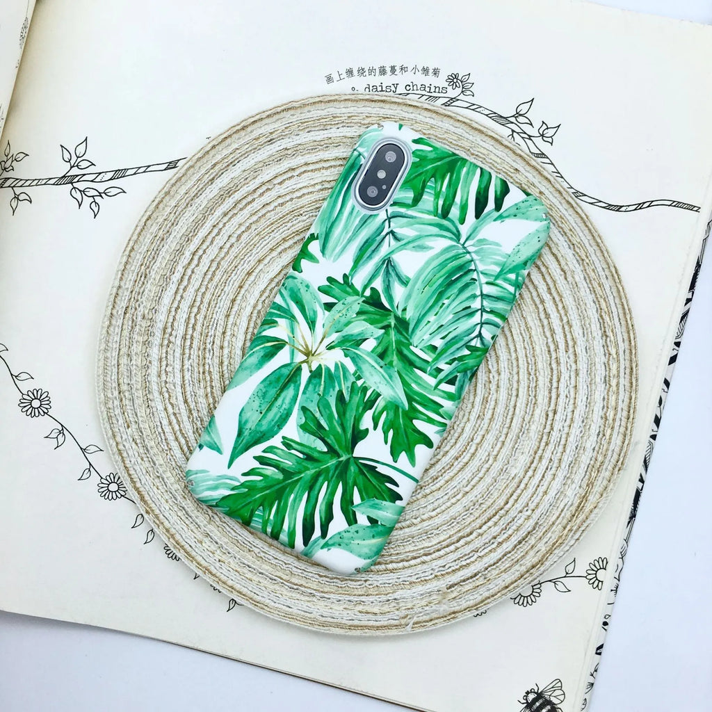 Green and pink painted hard plastic phone case back covers for OPPO, VIVO and iPhone models.