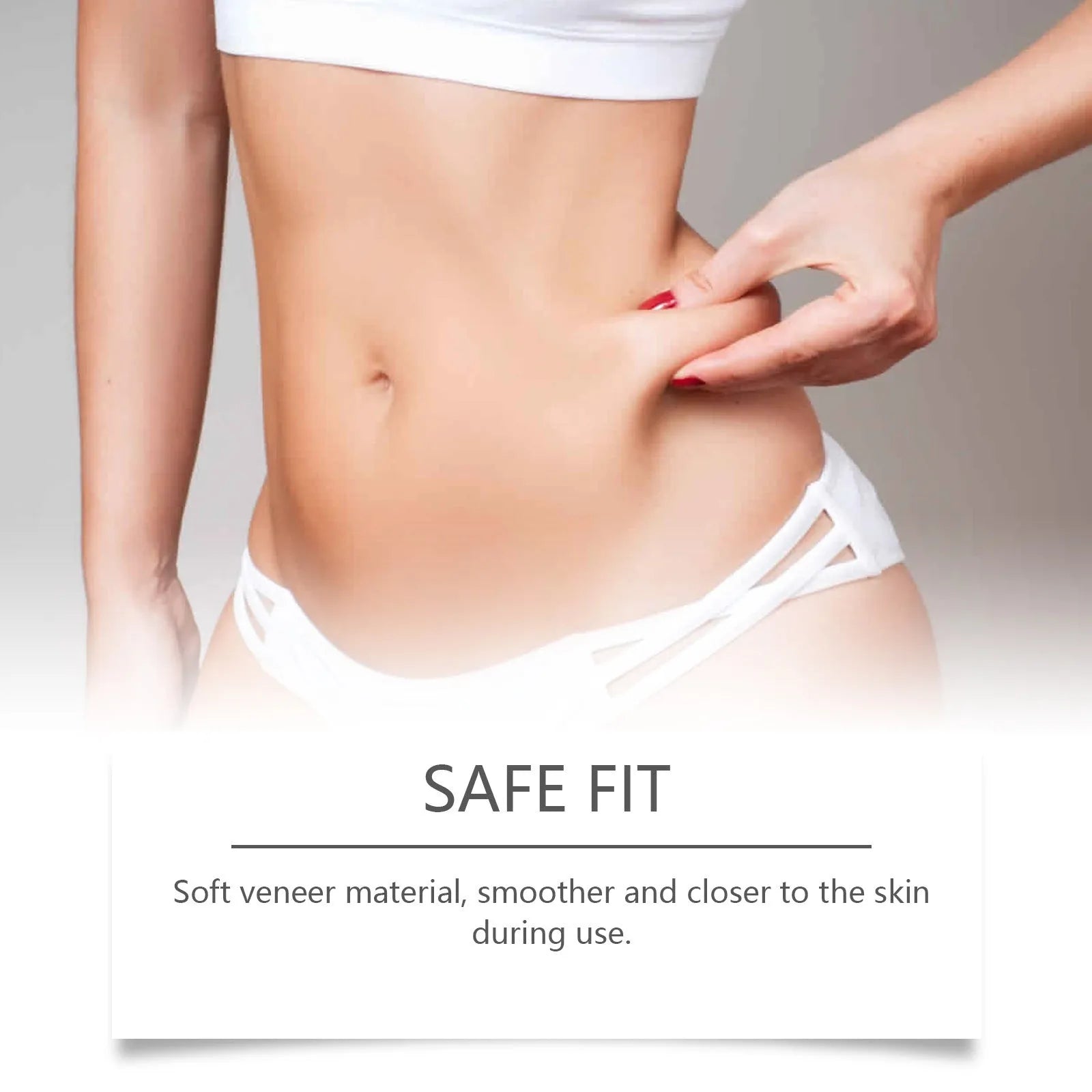Four slimming microneedle patches for body firming in open packaging.