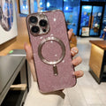 Electroplating magnetic transparent soft shell TPU phone case for iPhone