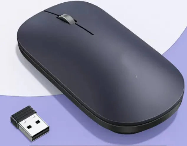 Green Link wireless silent office mouse in Mint green with USB receiver