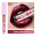 Metallic lip gloss 25g tube 16mm diameter 118mm height in seven shades