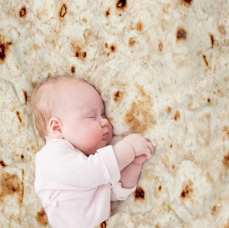 Burrito blanket flannel polyester throw 230gsm modern simple style vacuum packed 26x26x4 cm