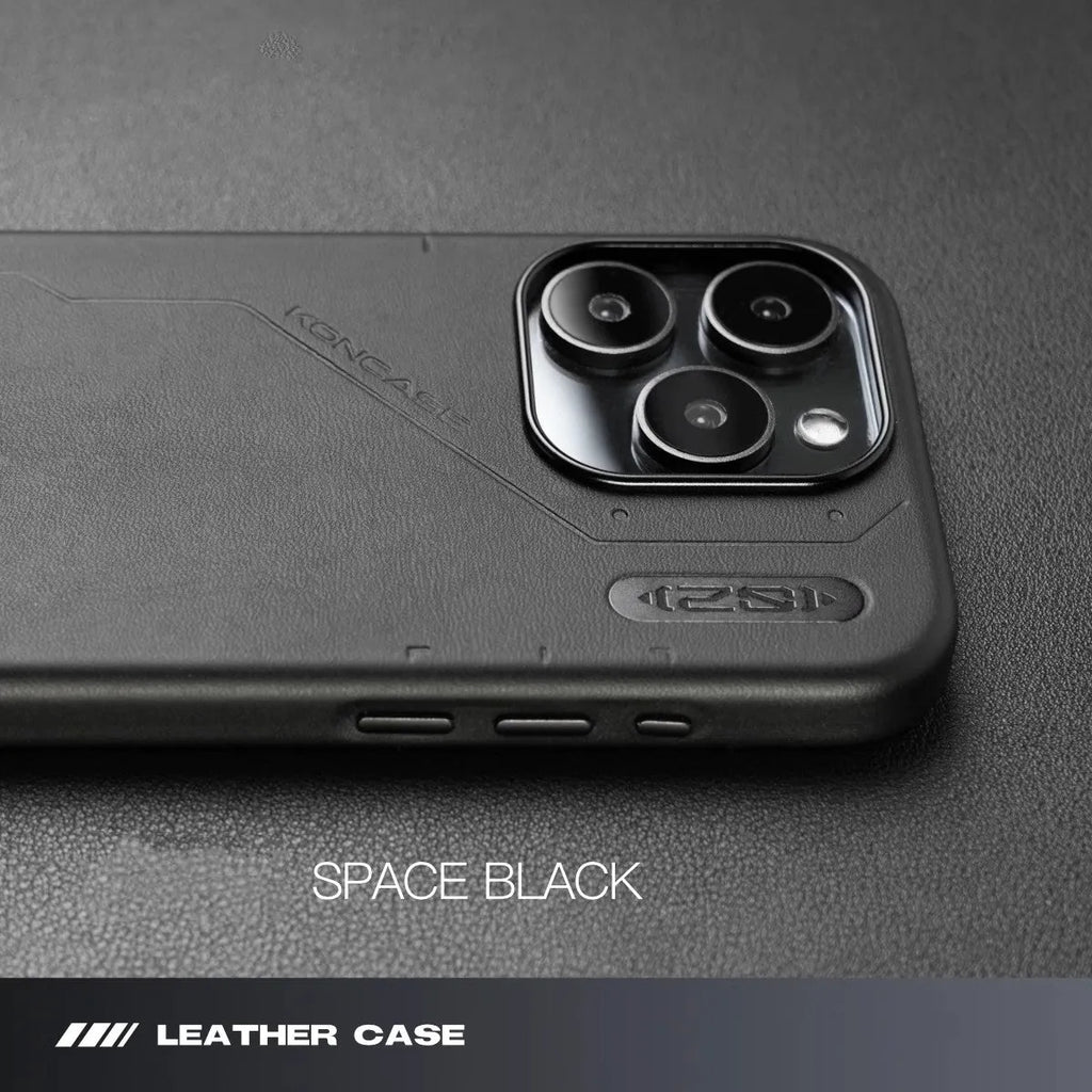 Technology plain leather magnetic phone case for iPhone 14 Pro 14 Pro Max 15 Pro 15 Pro Max with TPU protective shell