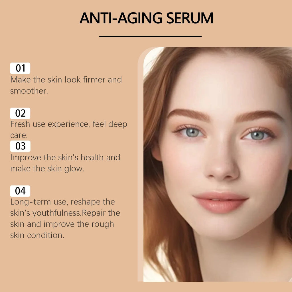 30ml bottle of anti-ageing essence liquid with hyaluronic acid and bee venom serum