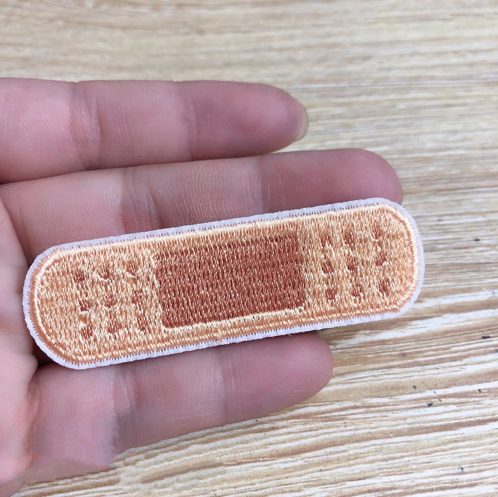 Computer embroidered patch badges with full embroidery on cloth backing, 10 pieces for clothing decoration