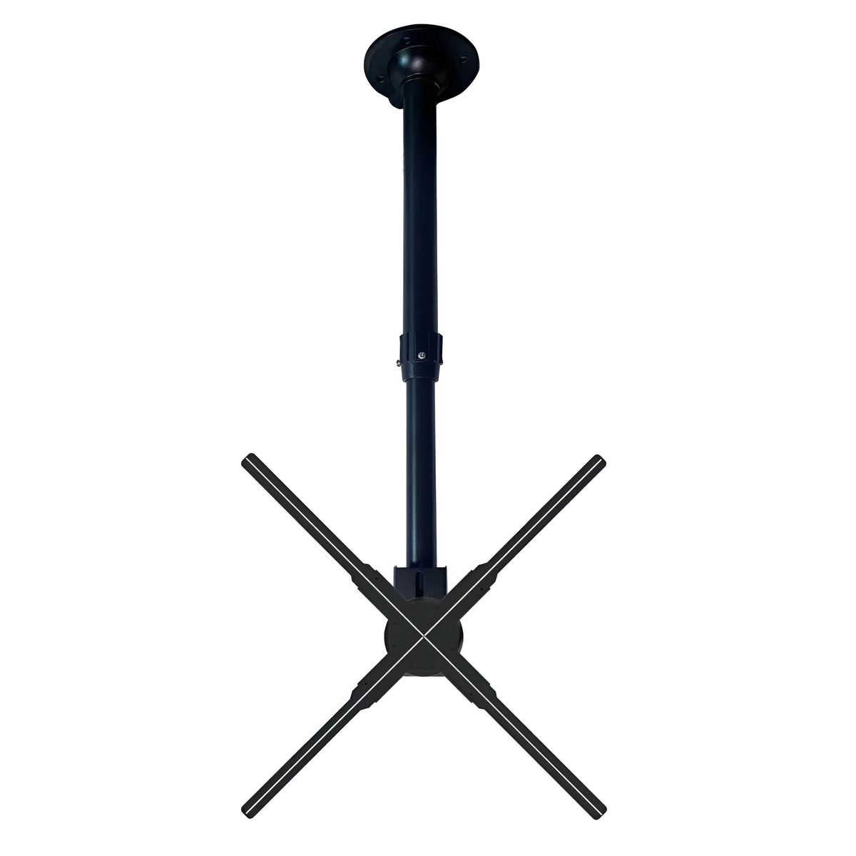 Black metal dedicated desktop hanger stand bracket for holographic 3D projection fan advertising player
