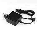 Black 45W laptop power adapter with US plug and attached DC charging cable.