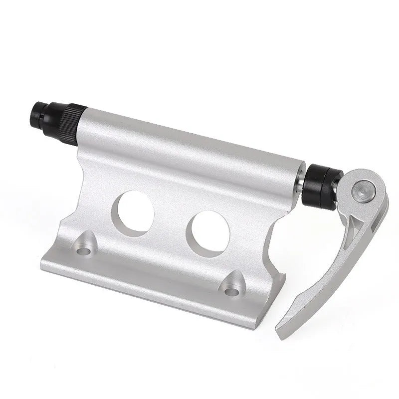 Silver metal bicycle front fork quick release fixing clip for SUV modification