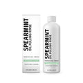 100ml bottle of spearmint oil pulling mouthwash rinse with clove and peppermint oils