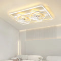 Modern thin suction ceiling fan lamp with light fitting and 1100mm plastic blades