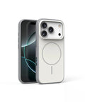 Frosted matte magnetic protective case for iPhone 17 in various colours showing anti-fingerprint surface