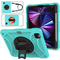 iPad rotating bracket strap silicone protective case with magnetic suction in multiple colour options